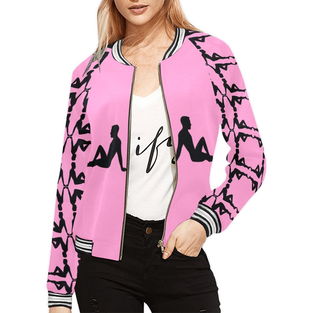 mud flap bomber jacket . original illustration - Kayci Garline Wheatley